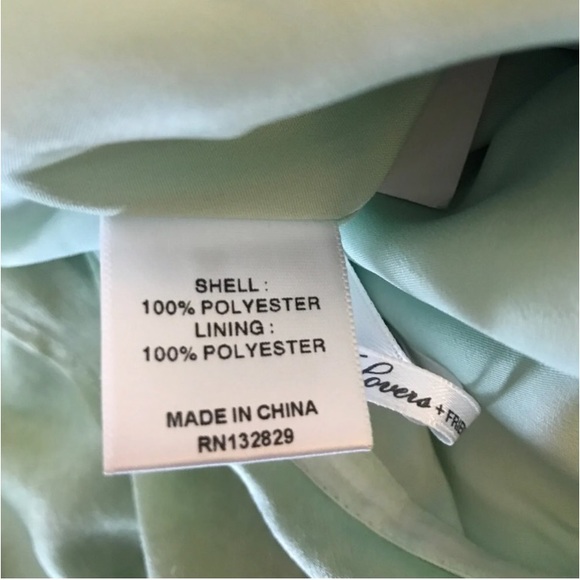 Lovers + Friends Mint Green Strapless Popover Dress - Picture 10 of 12